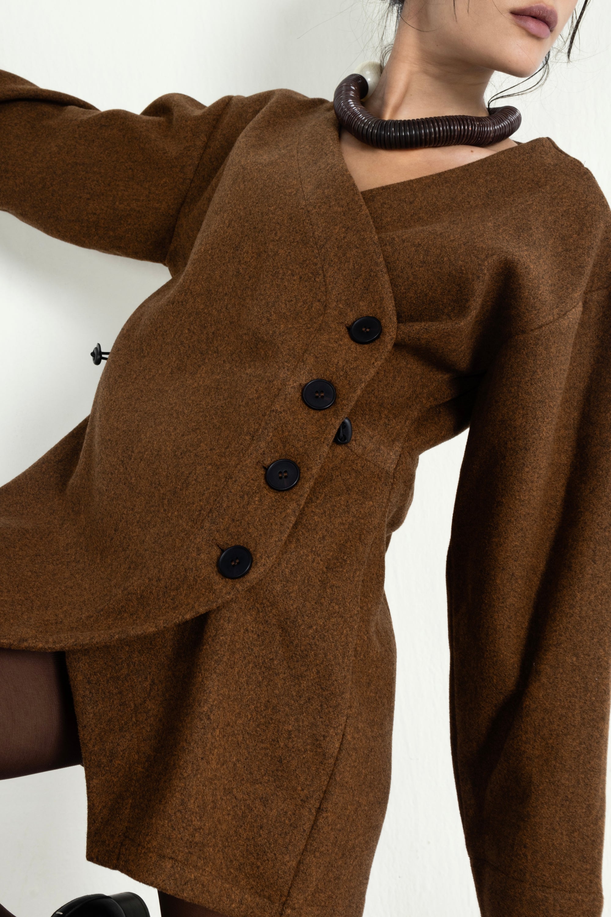 Umber Jacket in Brown