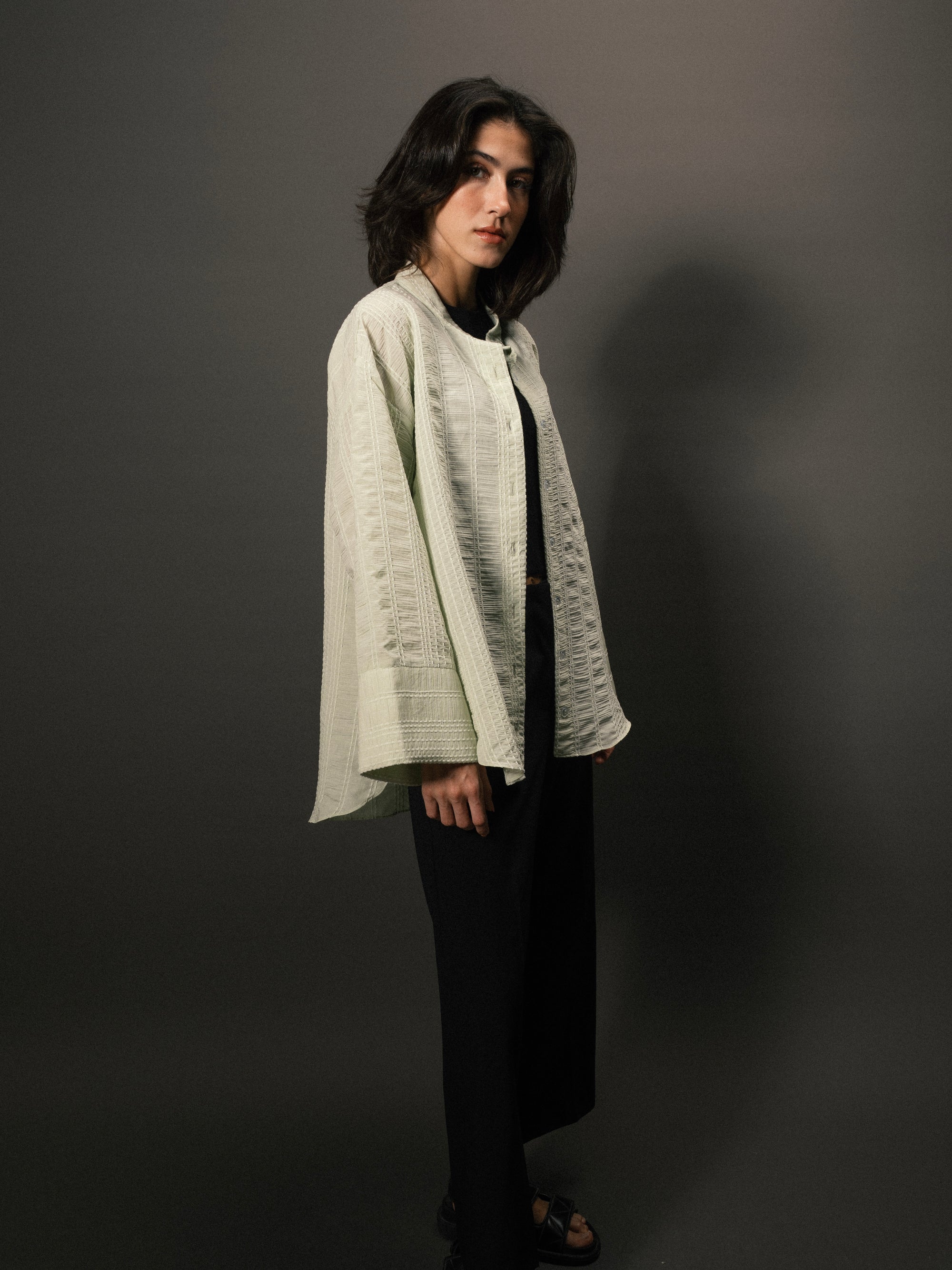 Fling Shirt in Mint Green