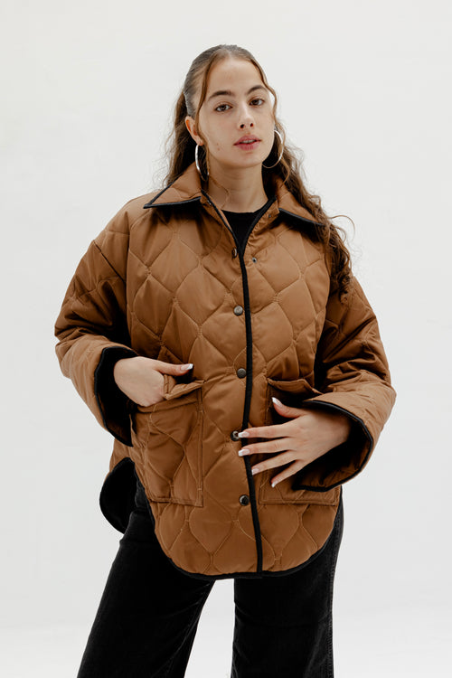 Cider Jacket in Camel