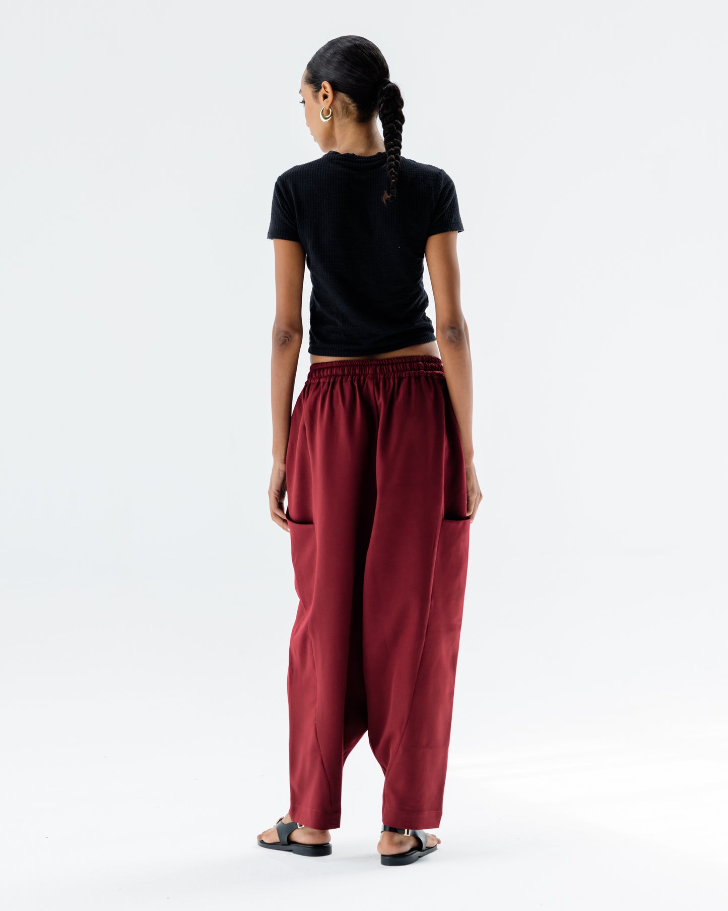 Dune Pants in Burgundy