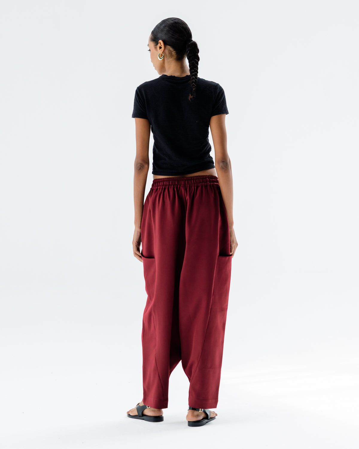 Dune Pants in Burgundy