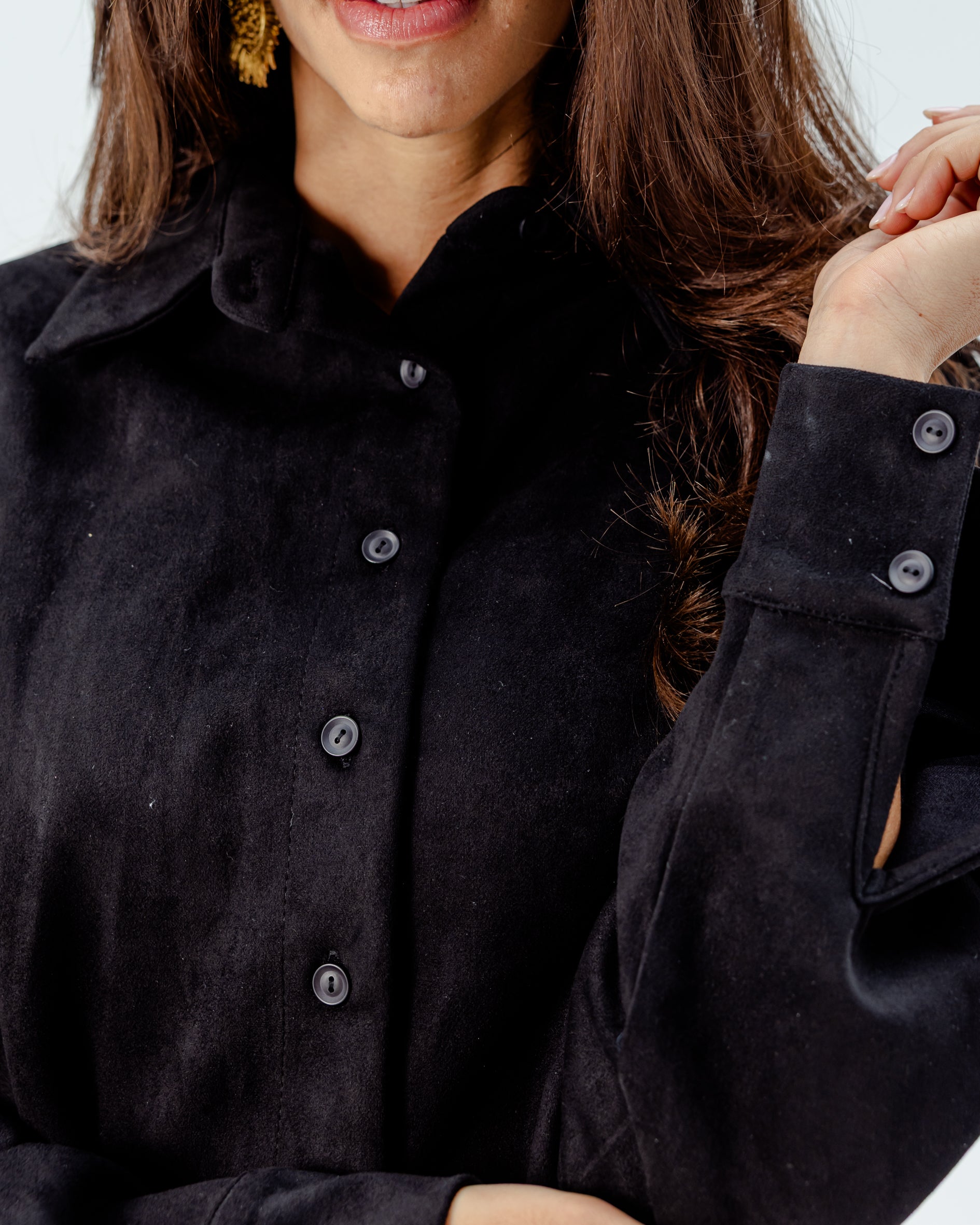 Inka (Suede Shirt & Leather Belt)