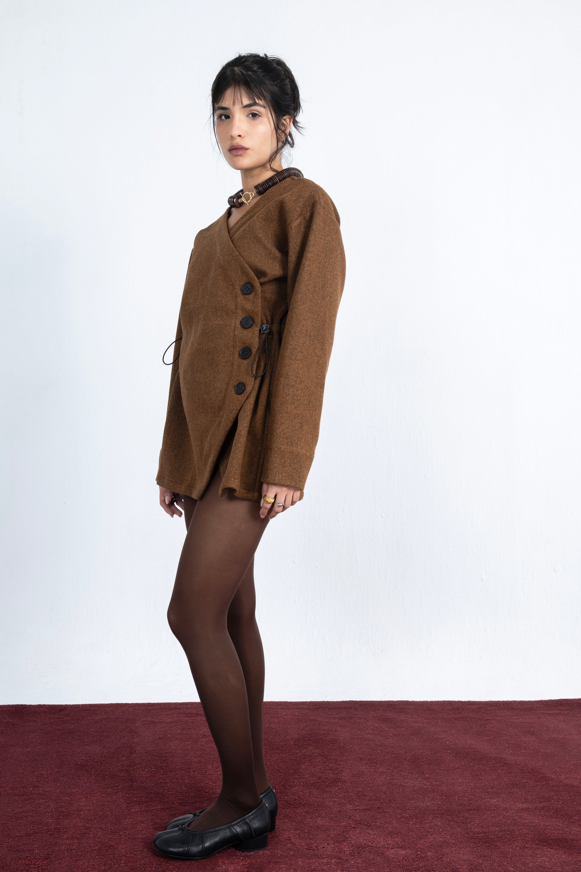 Umber Jacket in Brown