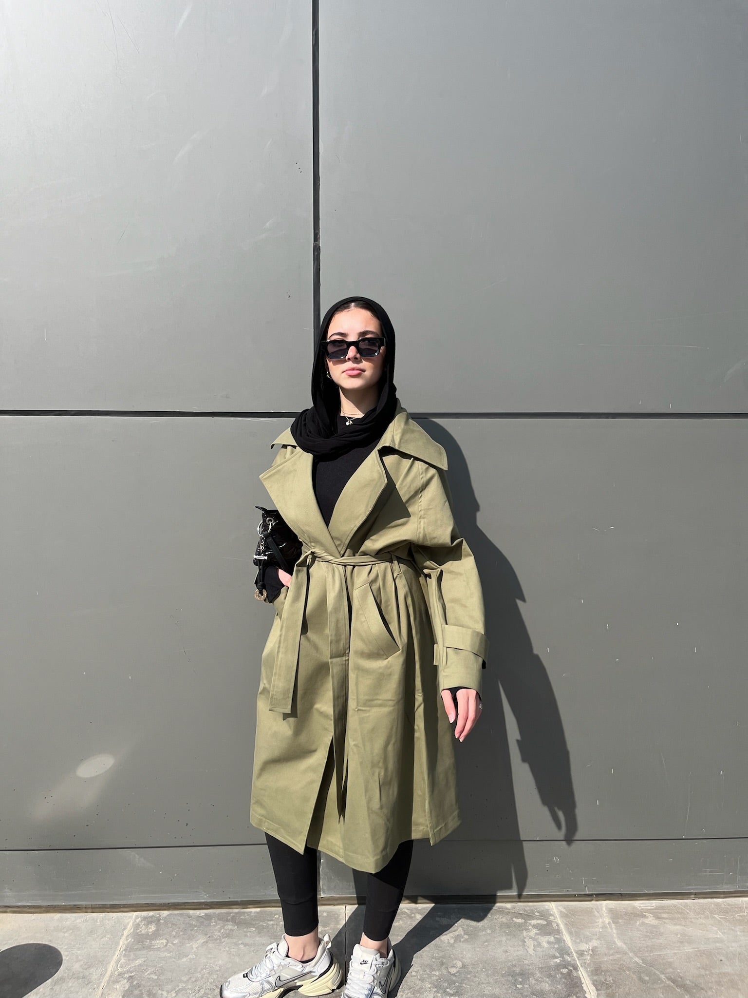 Classic Trench Coact in Olive Green