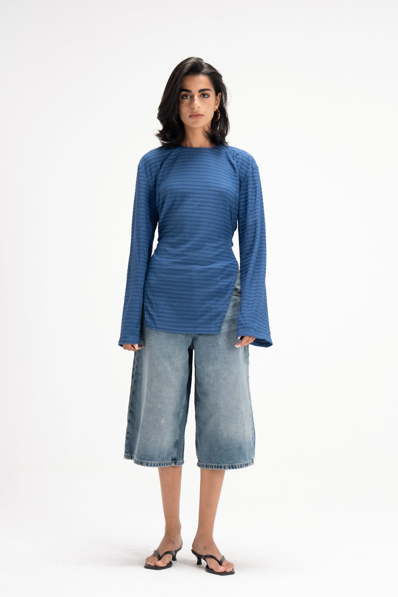 Static Top in Blue