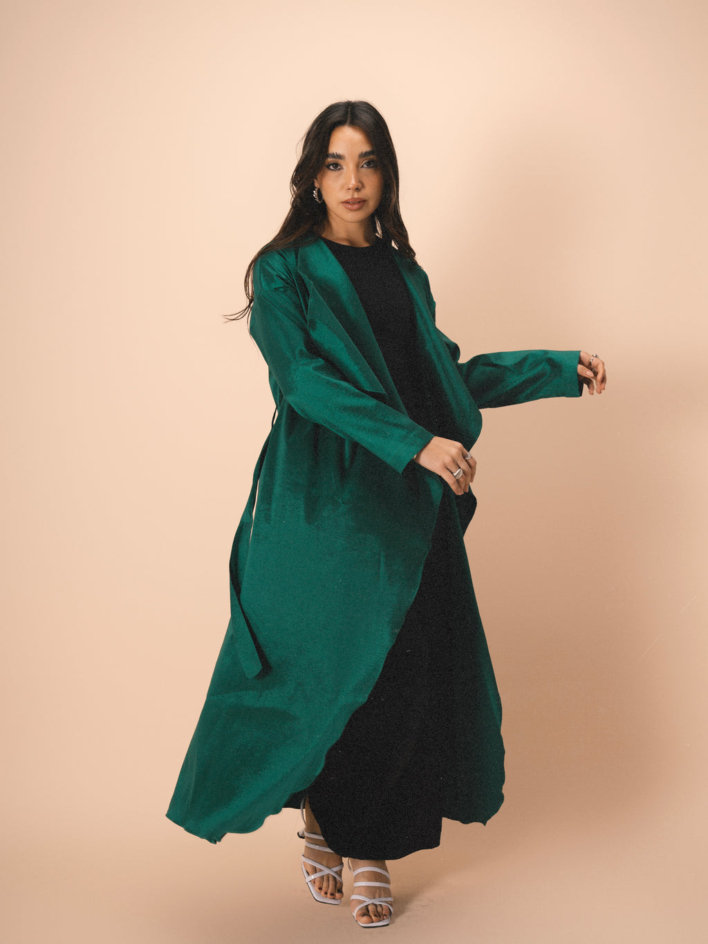 Sofiana Kimono in Emerald Green