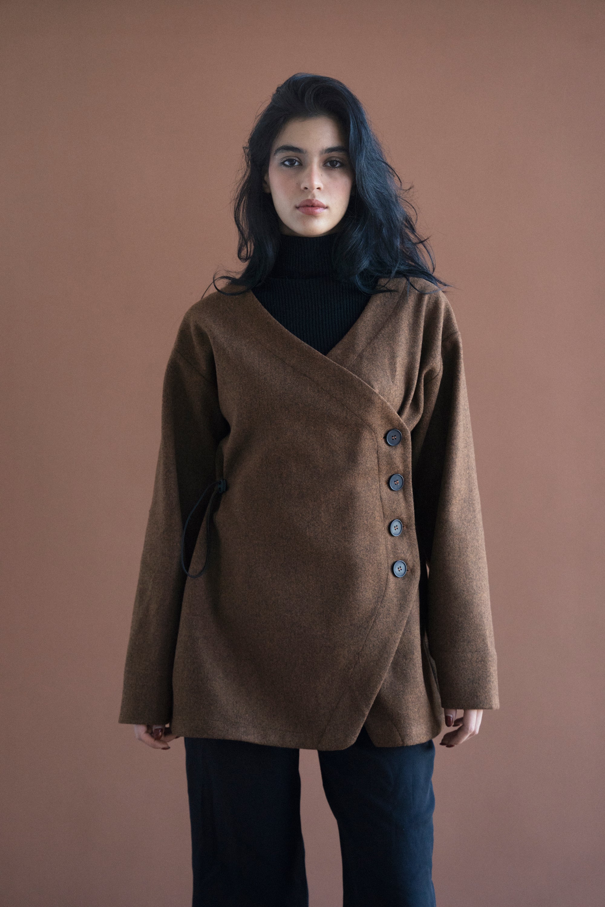 Umber Jacket in Brown