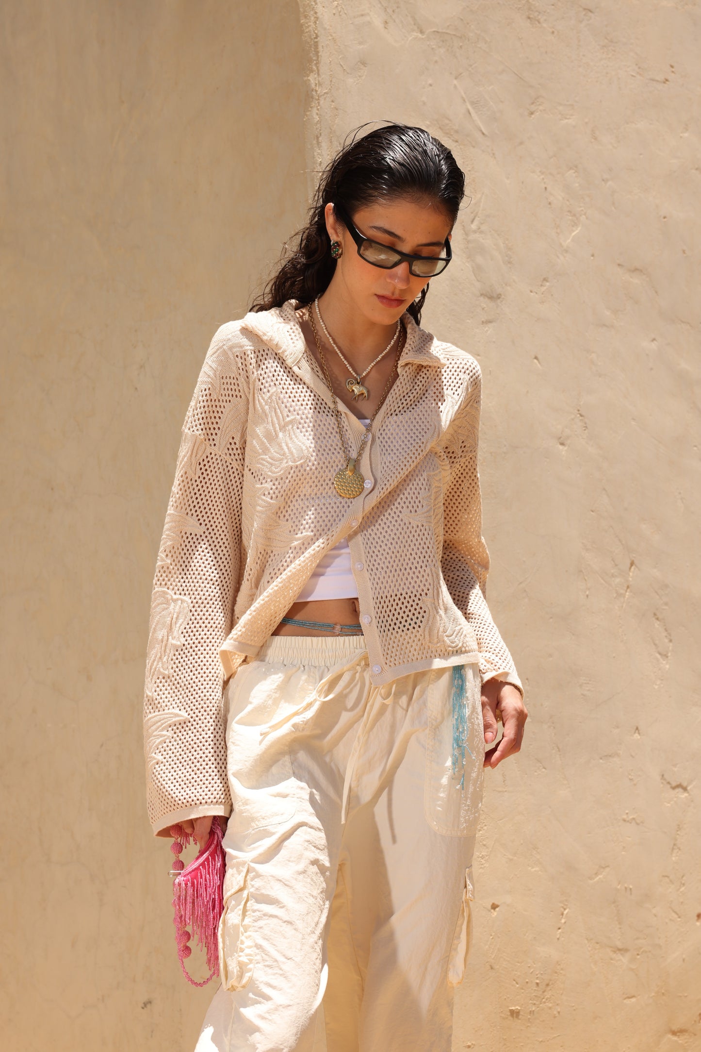 ISLA Knit Top in Beige