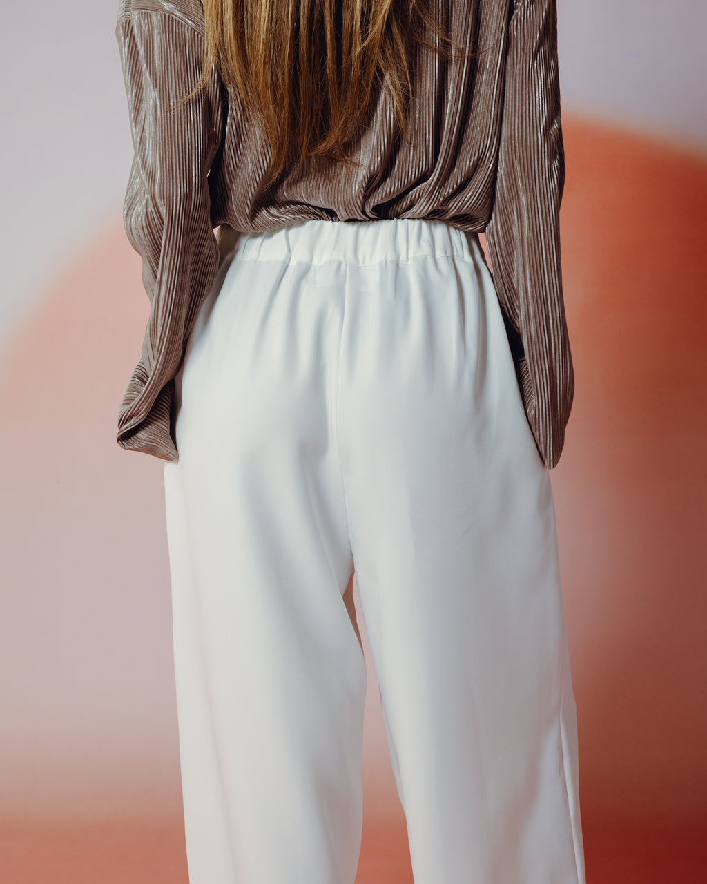 Moonveil Skirt Pants in White