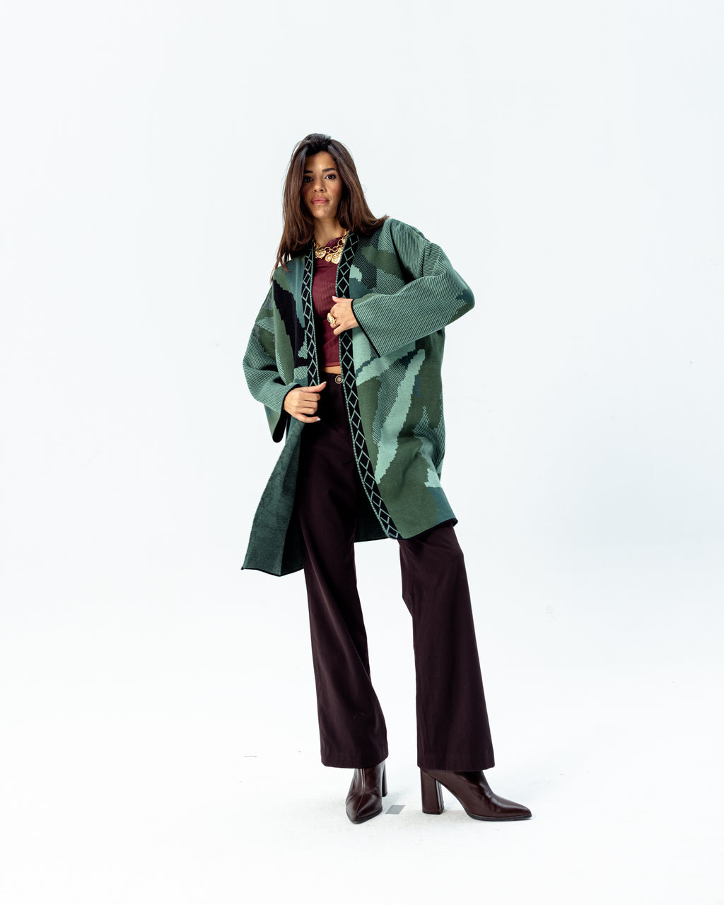 Paradise Green Cardigan