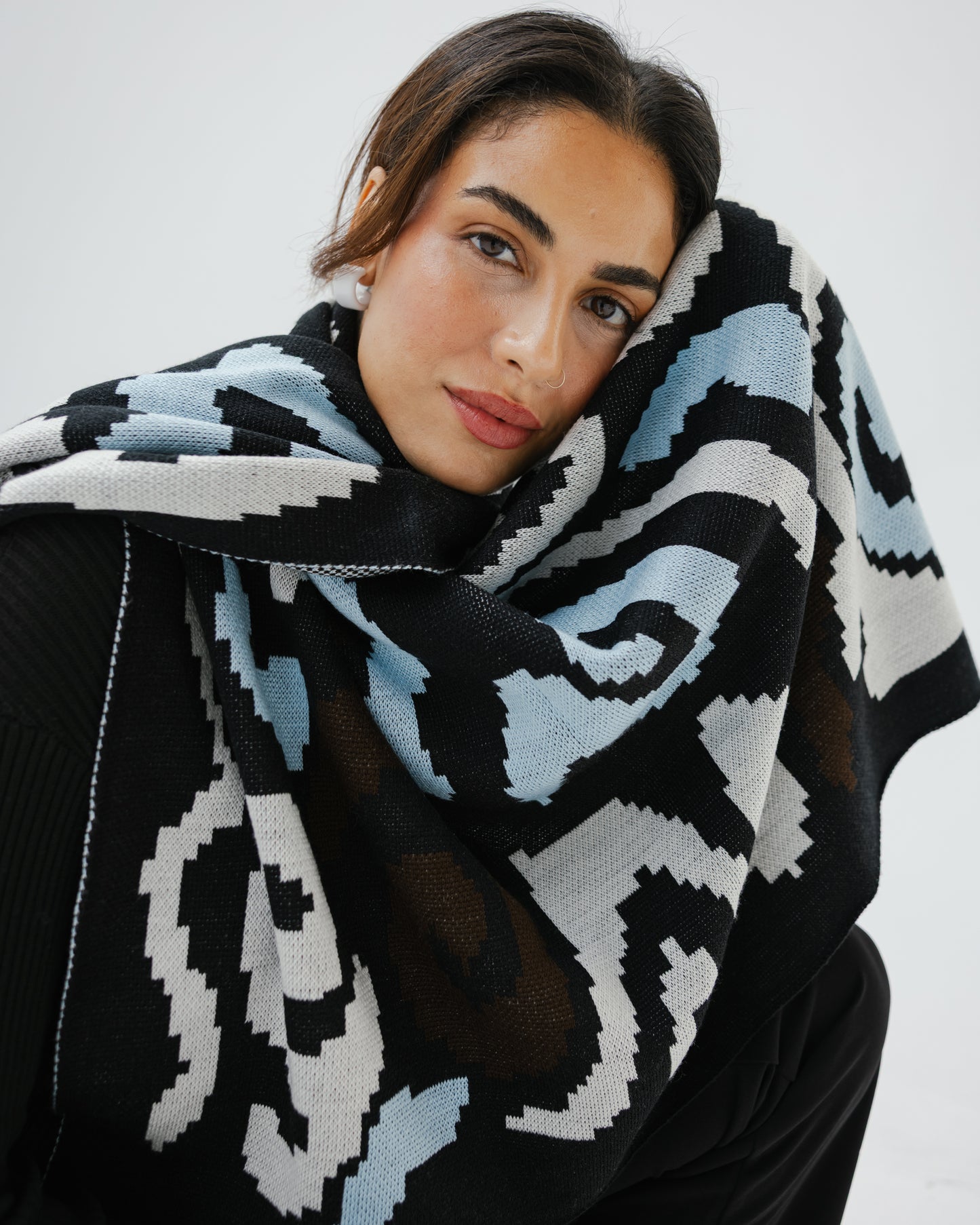 AK Scarf in Blue