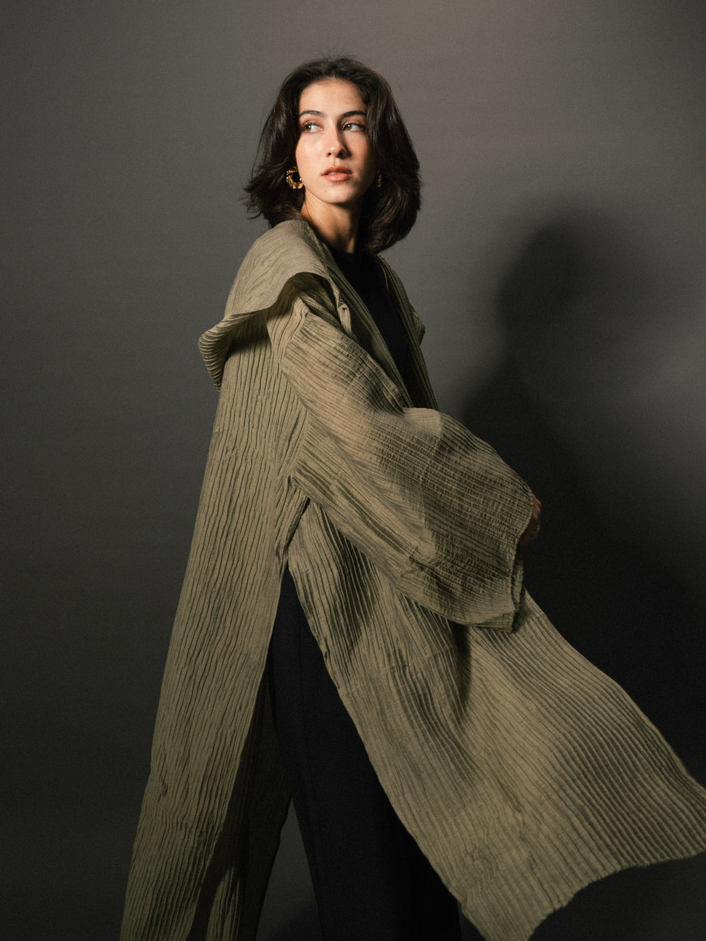 Dawn Cardigan in Olive Green