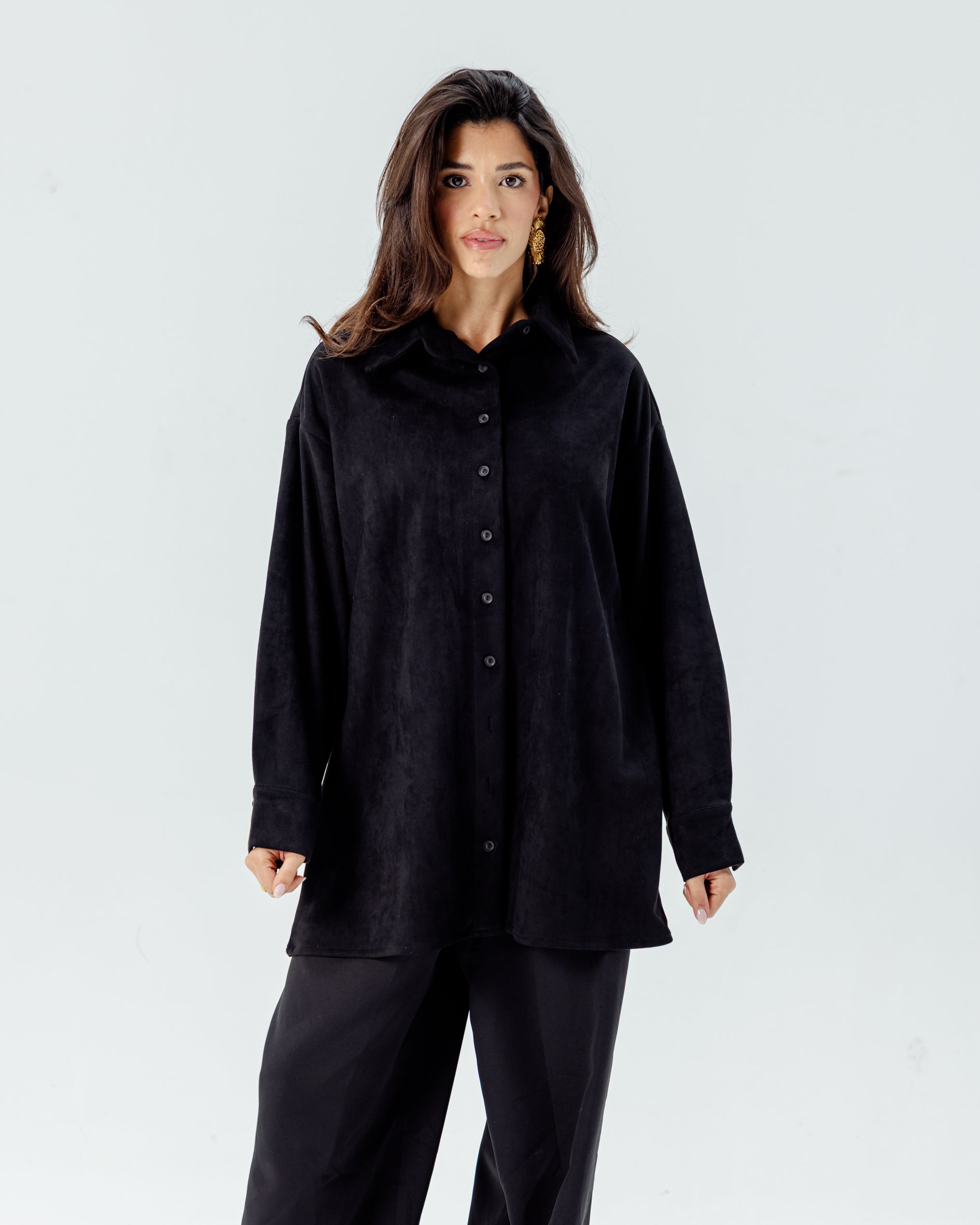 Inka (Suede Shirt & Leather Belt)