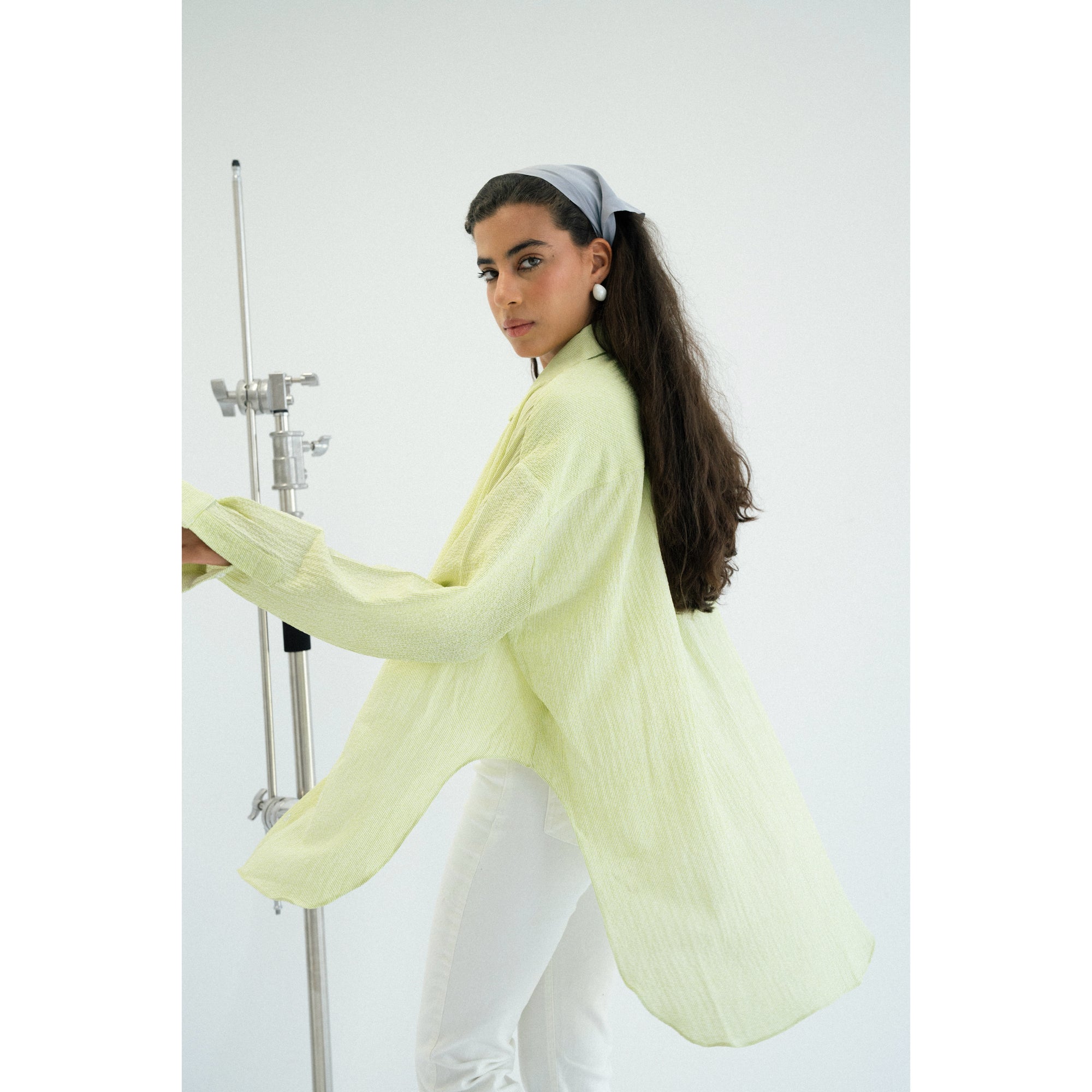 Haze Shirt in Lime