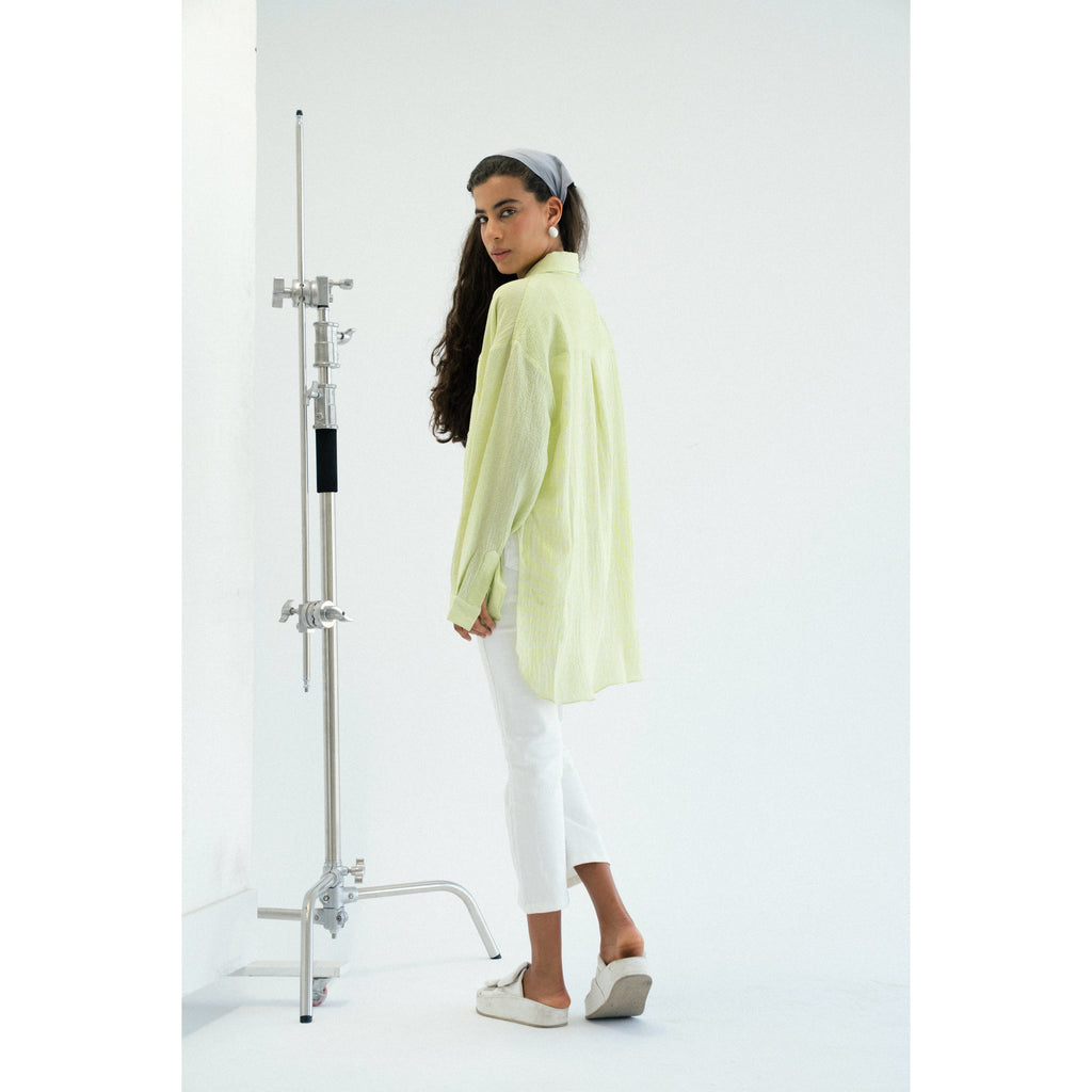 Haze Shirt in Lime