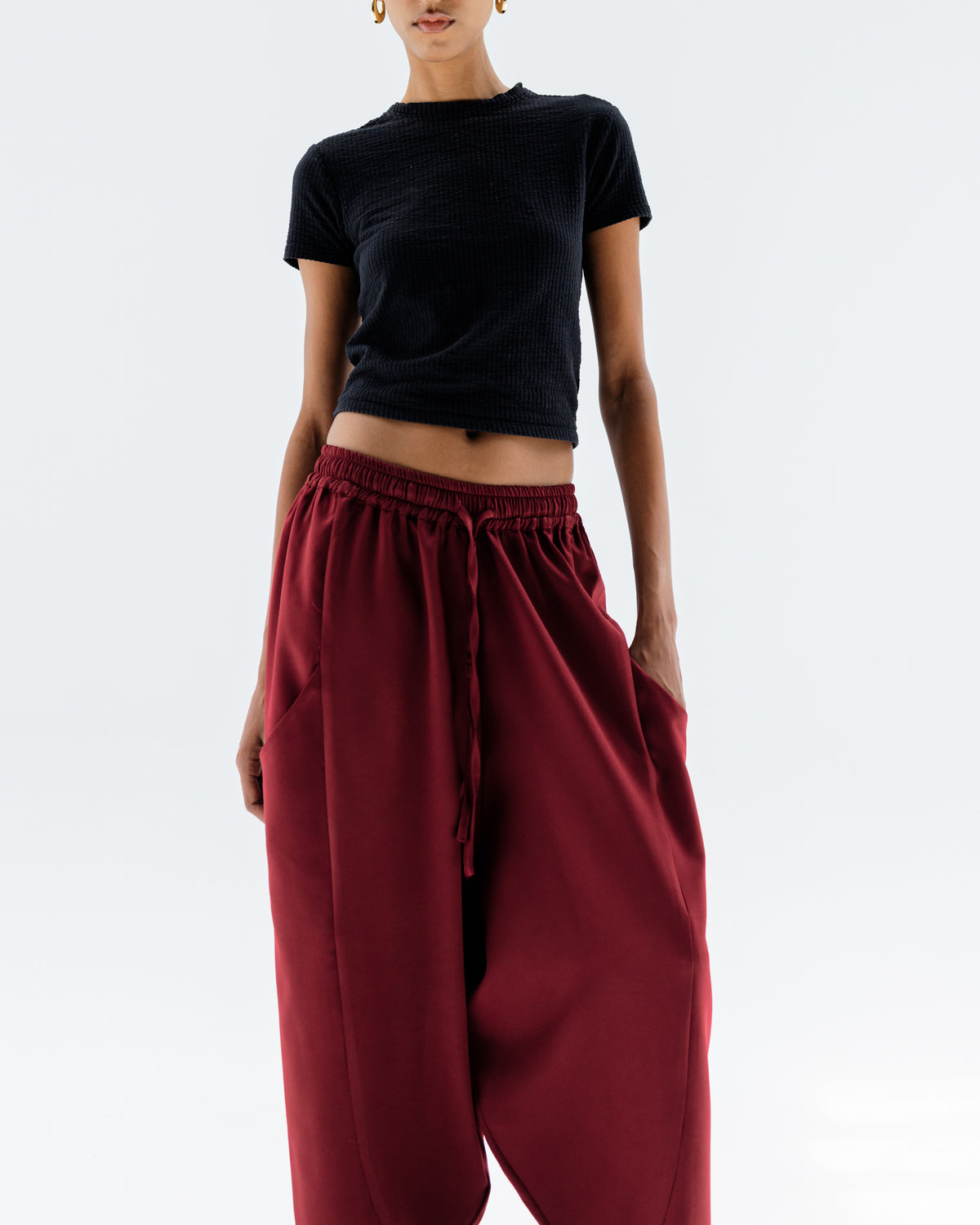 Dune Pants in Burgundy