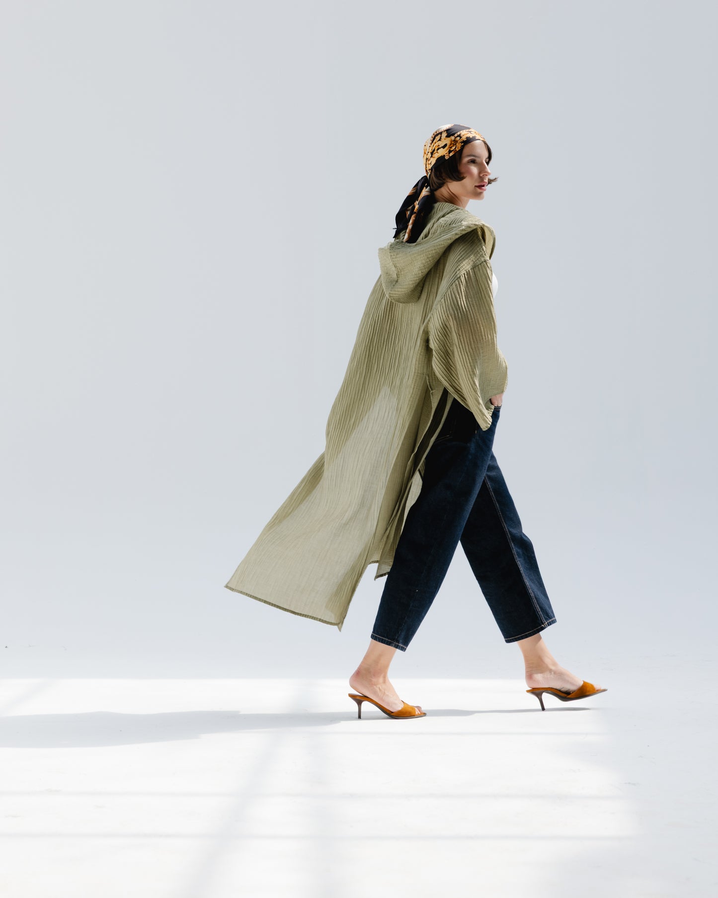 Dawn Kimono in Olive Green