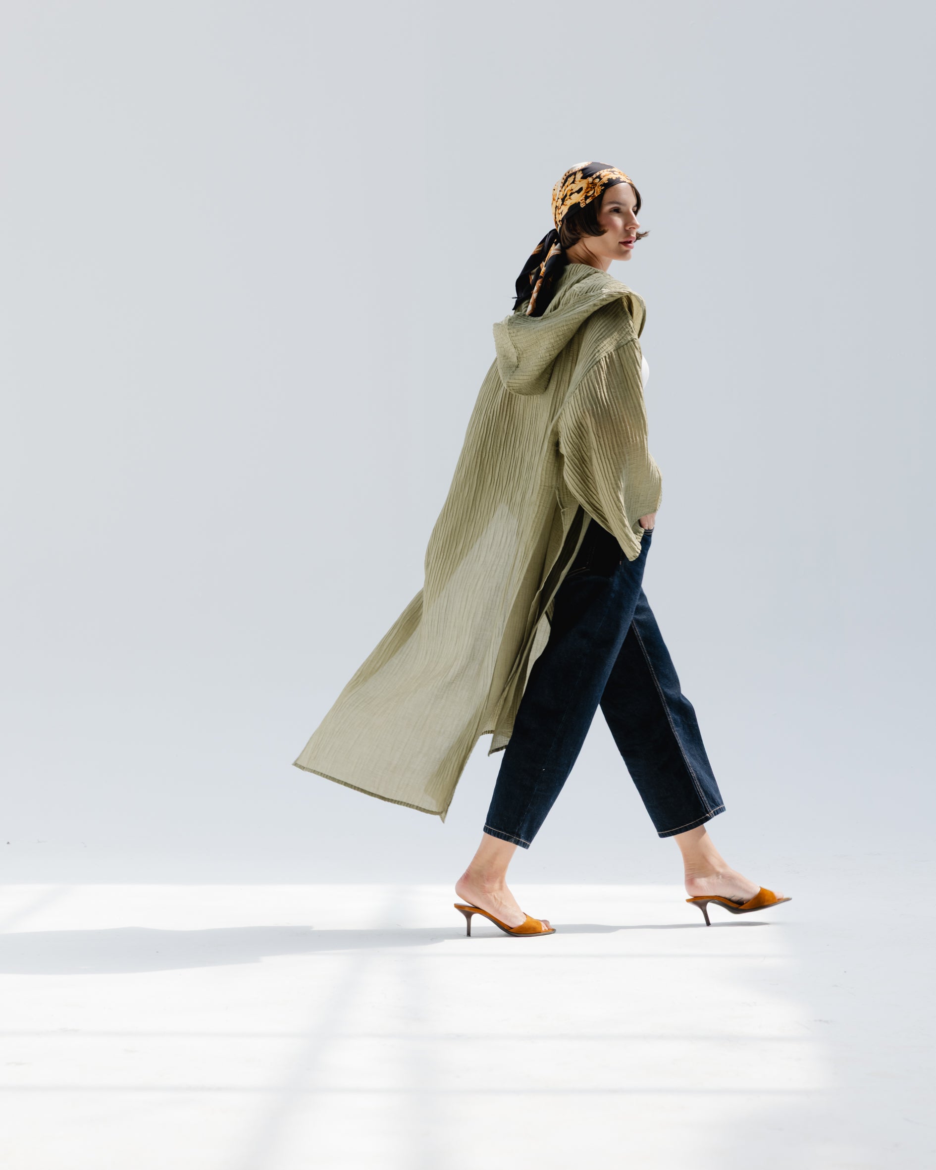Dawn Kimono in Olive Green