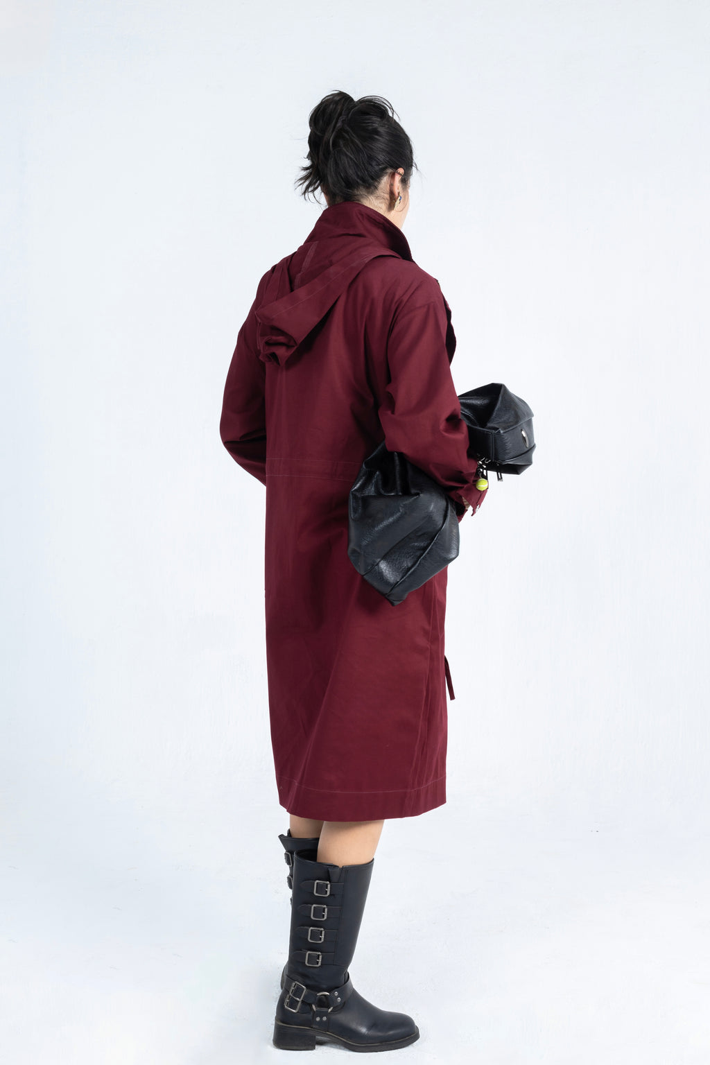 Maple Coat in Burgundy