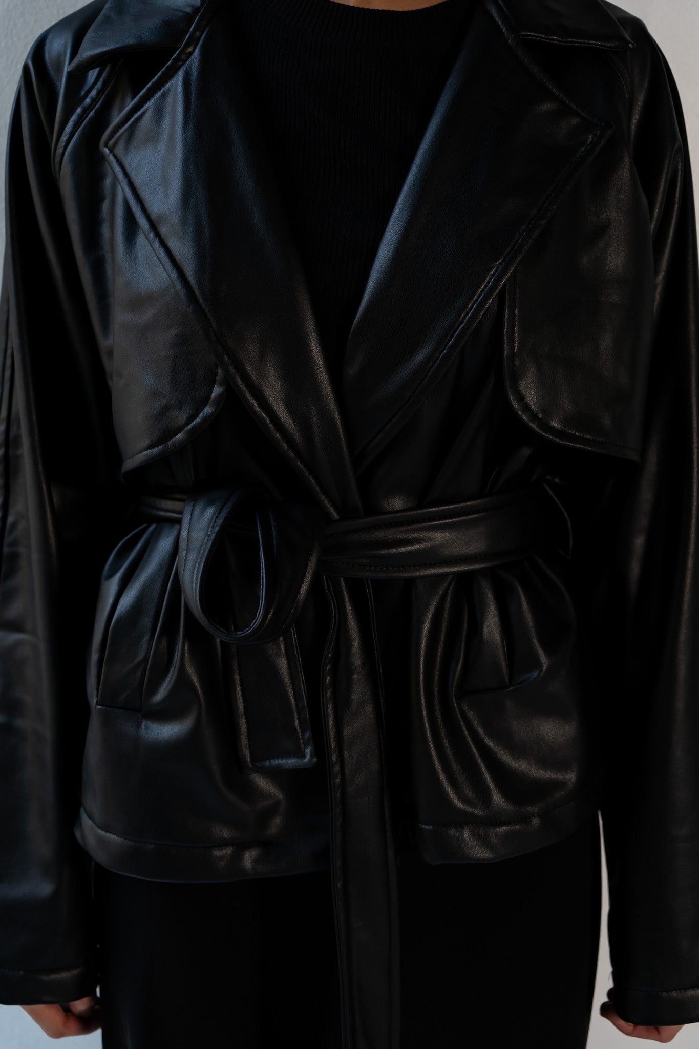 Inky Leather Jacket