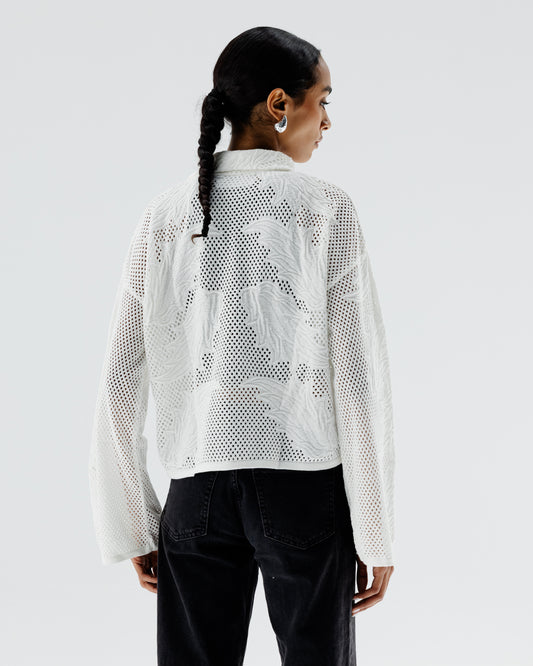 ISLA Knit Top in White