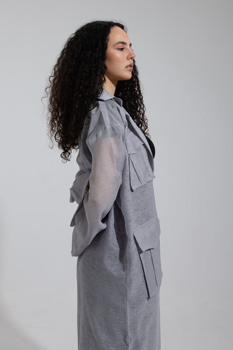 Jamila Kimono is Grey