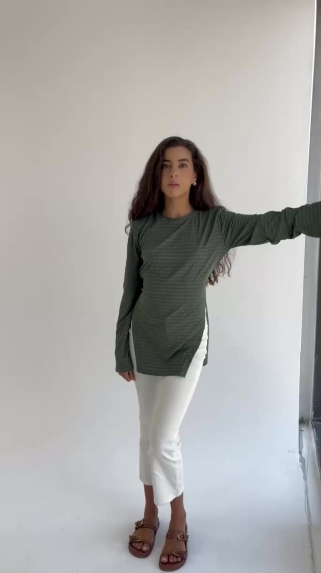 Static Top in Green